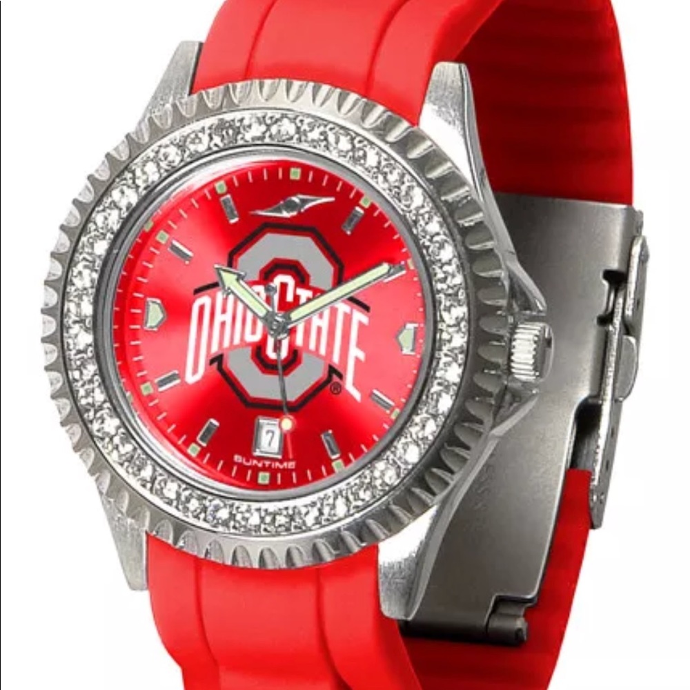 Ohio State Sparkle Watch by Suntime